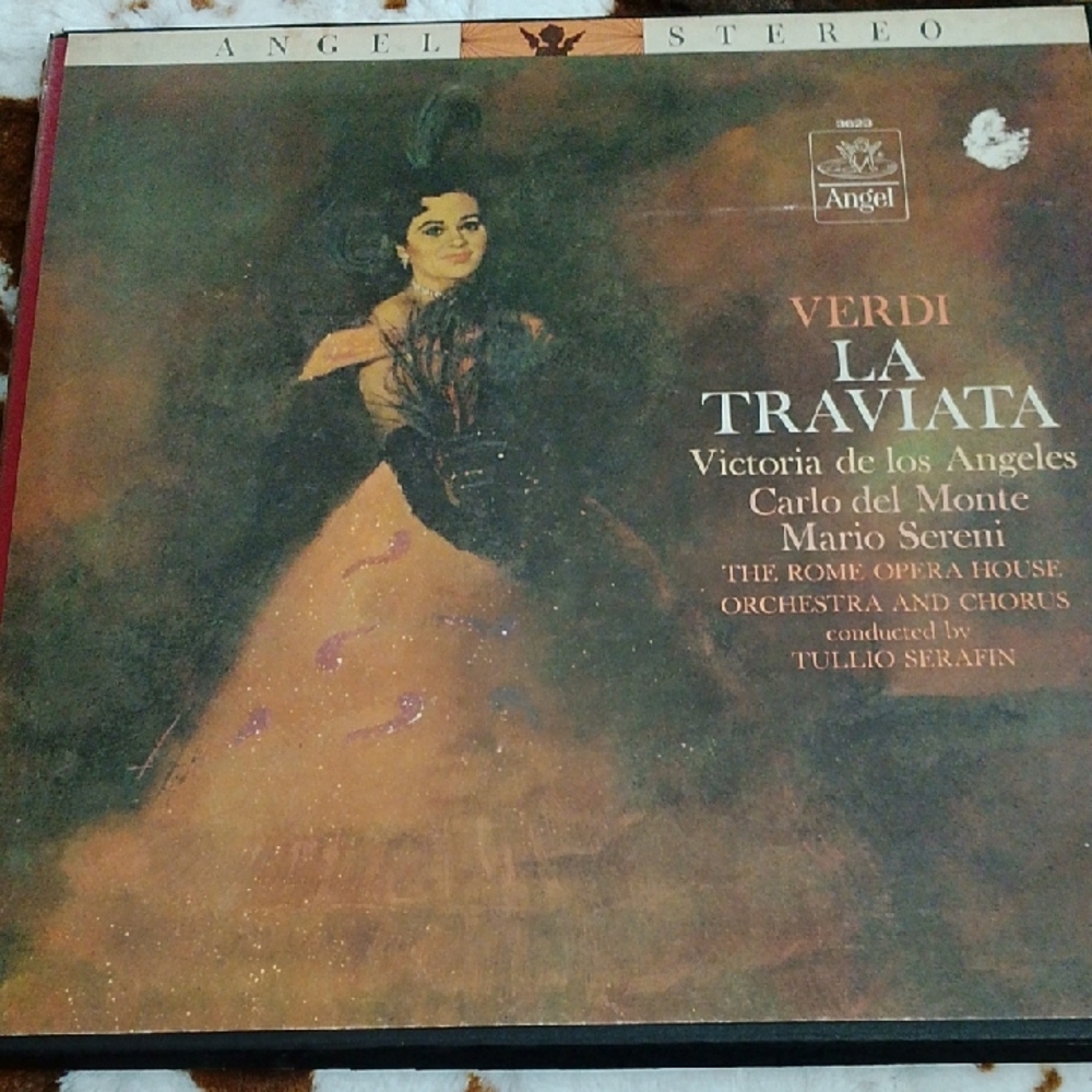 Angel Verdi La Traviata Vinyl with Elegant Cover .All The Albums In Bundle